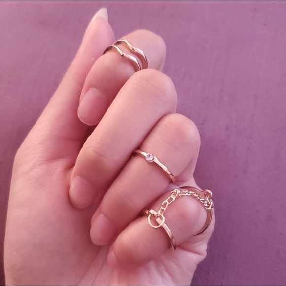 SALE! Midi Ring Set - Picture 1 of 7